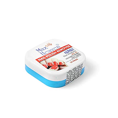 Max Heaven Nail Polish Remover Pads Non Acetone Blue (30 Pads) RS.49 (84.00% Off) - Amazon Max Heaven Nail Polish Remover Pads Non Acetone Blue (30 Pads) RS.49 (84.00% Off) - Amazon