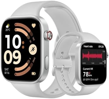 XIAOMI Redmi Watch 6, Smartwatch Uomo Donna, Activity Tracker AMOLED 2.07'' con Monitoraggio di Frequenza Cardiaca, 150+ modalità sportive, Autonomia 24 giorno, 5ATM, GPS, Android&iOS, Argento