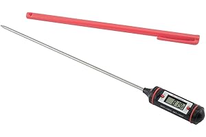 General Tools Digital Lab Thermometer with 8-Inch Stainless Steel Probe (DT310LAB)