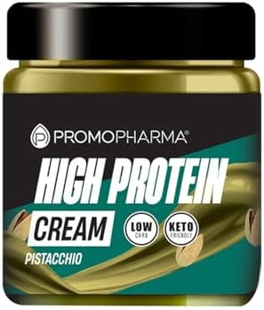 High Protein Cream - Crema Proteica Spalmabile Keto Pistacchio - Ricca di Proteine e Low Carb - Ideale per Dieta Chetogenica - High Protein Food - 200 g