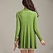 LOCOMO Plain Color Ribbed Waterfall Ruffle Flared Hem Cardigan FFJ028GRN