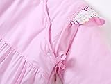 Chilsuessy Baby Sommer Schlafsack ungefüttert 0.5 Tog – Kinder Kugelschlafsack mit abnehmbar Langarm – Pink Lotus - 4