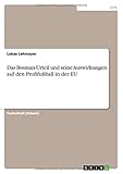 Image de Das Bosman-Urteil und seine Auswirkungen auf den Profifußball in der EU