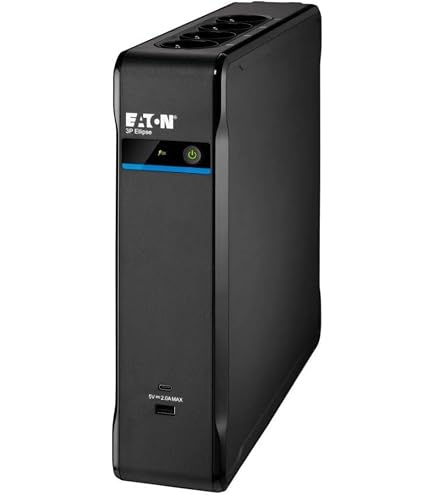 Eaton 5P 1150i Gen 2 – UPS 1150 VA / 920 Watt, 8 Uscite, RS-232 E USB, Monofase, 9 Ah, Nero/Argento