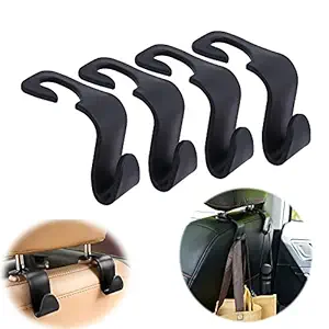 VniQ Car Backseat Head Rest Organizer Hook Hanger for Holding Handbag Coat Purse Bag