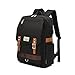Price comparison product image Professional Slim Vintage Laptop Backpack,Casual Durable School College Backpack For Women Men Fits 15 Inch Notebook With USB Charging Port (Black)
