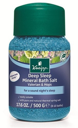 Kneipp DEEP SLEEP MINERAL BATH SALT A Sound Nights Sleep VALERIAN & HOPS 500g