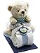 Produktbild Windeltorte/Windelmotorrad blau für Jungen mit Teddybär + gratis Klappkarte