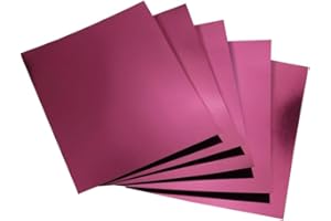 ASENME Cartoncino per lavoretti, 10 fogli A4, 250 grammi Cartoncino A4 (Rosa scuro, A4 / 10 unità)