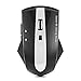 Produktbild 2.4GHz Wiederaufladbare Wireless Optical Mouse Gaming Mäuse w / Ladedock Stand 3-Port USB Hub(blau)