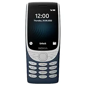 Nokia 8210 4G Volte keypad Phone with Dual SIM, Big Display, inbuilt MP3 Player & Wireless FM Radio | Blue