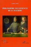 Image de Philosophie des sciences de la matière