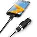 Produktbild I-Sonite (Schwarz) Quick Charge Dual-Port-USB-Voll-Aluminium-Gehäuse Auto-Ladegerät Adapter (3,1A / 24W) Mit Bruch-Glas-Sicherheits-Hammer & 1 Meter Type C Nylon Geflochtene Anti Tangle Datenübertragung Lade Synchronisierungs-Kabel für Huawei P20