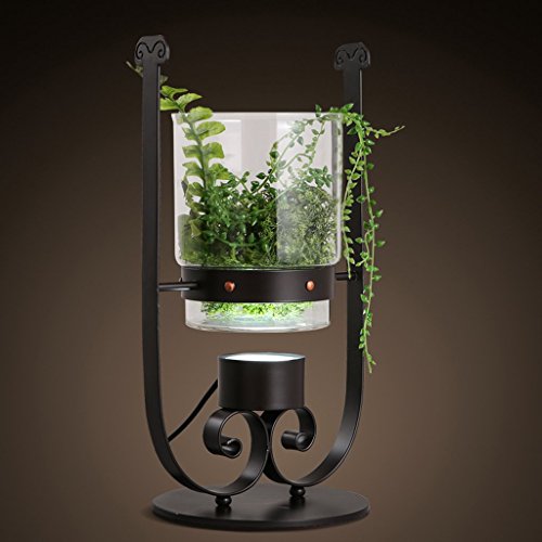 Preisvergleich Produktbild GQQ American Potted Lamp-moderner Garten-Schlafzimmer-Nachttischlampe-B...