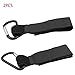 Produktbild Buggy Clips. Haken Ihren Einkauf & Bags Sicher an Ihren Kinderwagen oder Buggy. Clip Ihrer Handtasche oder Baby Wickeltasche an Ihrem Kinderwagen. Universal Passform, Schwarz 2er-Pack Wie abgebildet
