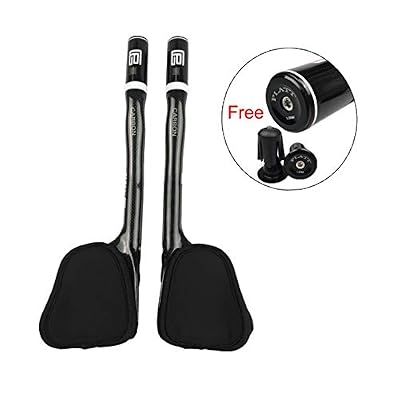 PLATT Triathlon Guidon 3K Carbon Repos V¨¦lo Prolongateur Aero Bar Tri Barres pour VTT Cyclisme V¨¦lo Route,31,8mm