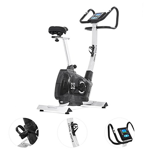 CAPITAL SPORTS Durate X77 Cardiobike Heimtrainer Fitnessbike Ergometer (Trainingscomputer mit LCD-Display, Trainingsprogramme: H.R.C.; T.H.R.; Körperfett, 9 feste Programme, belastbar bis 100 kg) schwarz oder silber - 3