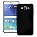 Produktbild Hülle für Samsung Galaxy J5 2015 Schutzhülle Silikon S-Line Handyhülle Case Slim Cover Silverback - Glanz Matt Schwarz