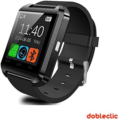 Smart Watch dobleclic Wireless for Android Watch with Pedometer, Chronograph, Bluetooth, Sync Phonebook SMS, music, etc