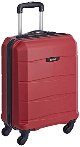 Safari Polycarbonate 55 cms Red Hardsided Carry On (REGLOSS ANTISCRATCH 4W 55 RED)