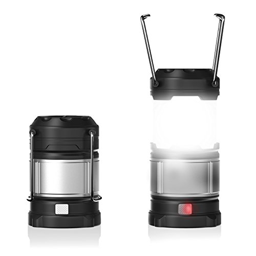 Brandson – LED Campinglampe / Laterne ausziehbar | Powerbank-Funktion (USB 2.0 High Speed) | LED Camping-Leuchte | 2 verschiedene Helligkeitsstufen | 2 Warnleuchten Lichtmodi (rot/rot blinkendes Licht) | Energieeffizienzklasse A+ - 2