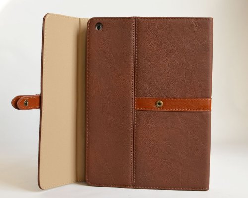 inShang Hülle für Apple iPad 2 iPad 3 iPad 4, Edles PU Leder Tasche Hülle Skins Etui Schutzhülle Ständer Smart Case Cover für Tablet iPad, Super Automatische Einschlaf-/Aufwach funktion, elegant Belt + buckle design + inShang Logo hochwertigen Stylus Eingabestift Stift - 4