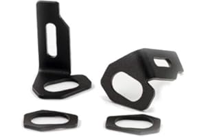 ‎PUIG Puig 9653N Kennzeichenhalter schwarz aus Stahl mit Epoxidharzbeschichtung und Polyamid für sportliches Design und Leichtigkeit