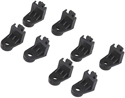 American Volt 2-pack Replacement Electric Radiator Fan Mounting Kit 8 Pieces Plastic Feet Tabs