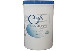 Kieselerde Pulver 500 g - Silizium - Für Haare, Nägel, Haut und Bindegewebe - Barbara Seitz