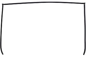 Doo Engy Heckscheibe Gummi Dichtung Abdeckung Windschutzscheibe Fenster Verkleidung Zierleiste Dichtungsstreifen hinten oben für 5er E60 2001-2010