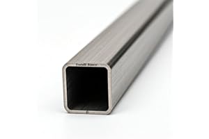 FRATELLI BIASCO Tubolare Quadrato in Acciaio Inox Aisi 304 Lunghezza 1 Metro (15x15x1.5x1000 mm)