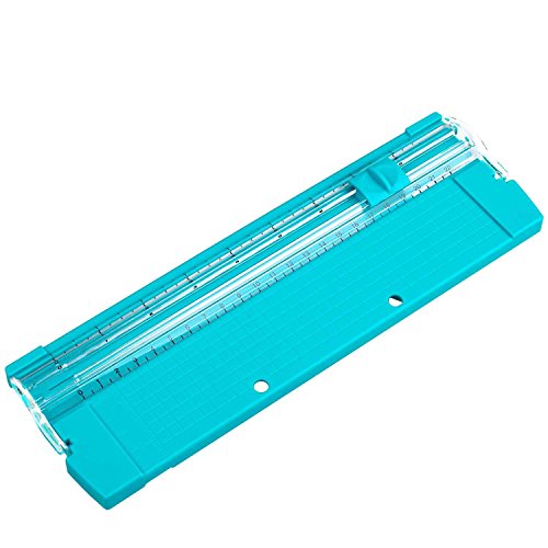Cobee Papierschneidemaschine kleine Rollenschneider Hebelschneider Schnittlänge 210mm A4 A5 Multifunktion für Kunsthandwerk Home Office