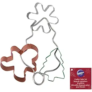 Wilton 3-Piece Christmas Cookie Cutter Set