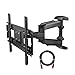 Produktbild Suptek TV Wandhalterung Neigbar Schwenkbar Halterung für LED LCD Plasma & Curved Fernseher von 32 - 75" Zoll (81 - 178cm) bis zu 60kg, max. VESA 600x400mm & Wasserwaage