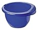 Produktbild Rotho Rührschüssel Onda aus Kunststoff (PP), mit ergonomischem Griff, Antirutsch-Gummiring, Ausgussmulde, Inhalt ca. 4 l, ca. 28.5 x 28 x 16.5 cm (LxBxH), blau