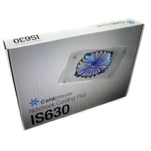 Plexiglas – Notebookkühler 15“ für Laptop, Notebooks, etc. mit blauer Beleuchtung - 2