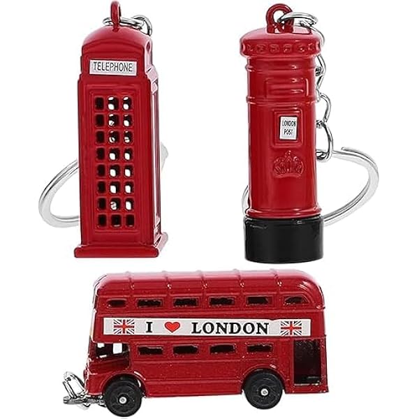 LUOEM UK Vlag Metalen Sleutelhanger Souvenir Sleutelhanger Unie Jack Sleutelhanger Auto Sleutelhanger Tas Bedels