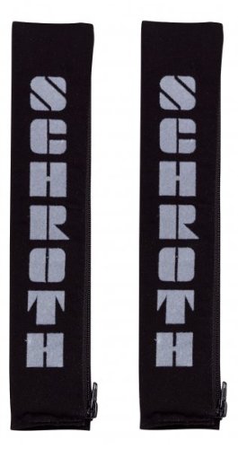 Schroth 9109 Gurtpolster, 50 mm, Schwarz/Silber