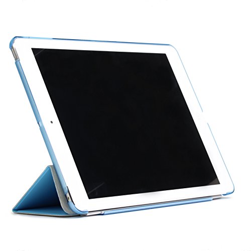 Original Urcover® iPad Air 2 ( 2014 Version – 6.Generation) Smart Cover Case Etui Schutz Hülle mit Sleep/Wake & Ständer Funktion inkl. Displayschutzfolie und weiteres Zubehör – Hell Blau - 2