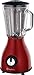 Produktbild Russell Hobbs Essentials Standmixer (600 Watt, 1,5L Glasbehälter, 2 Geschwindigkeitsstufen), Schwarz, Rot, Transparent, 17956-56