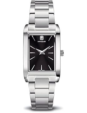 Hanowa Damenuhr Swiss Made Edelstahl Schwarz 16-7036.04.007