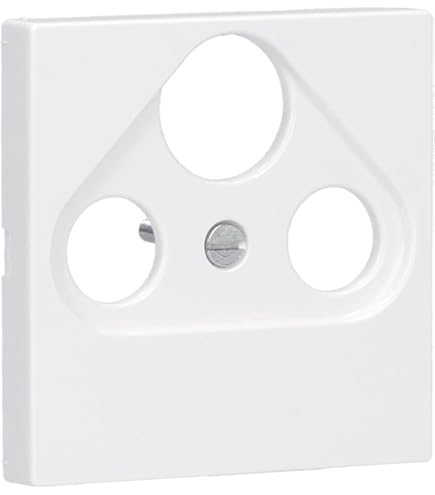 Jung Presa SAT/BK Universale 3 Vie - GDA313F - Frequenza 5-2400 MHz, Tedesca, Colore Metallo