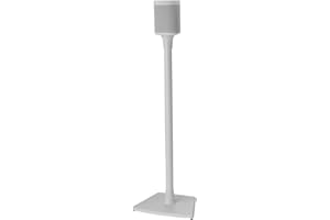 Sanus WSS21-W2 Wireless Speaker Stand designed for Sonos One, Play:1 and Play:3 - Single (White)