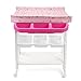 Produktbild Changing Tabl GUO@ DREI Schichten PVC 0~3 Jahre alt Baby-Dusche-Stand, Wickeltisch, mit Rollen Pflege-Schreibtisch, einfach zwischen Mehreren Modi 20 kg Last wechseln Kinderzimmermöbel (Farbe : Pink)