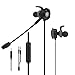 Produktbild In-Ear Gaming kopfhörer, DINOKA G30 Stereo Sound Dual Mikrofon 3.5mm Gaming Headphone Bass Headset Geräuschisolierend, Hifi Game Ohrhörer Earphone with Extension Cable für Cellphones PC PS4 Xbox One, Laptop, MAC,Tablet