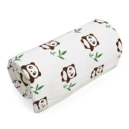 Babydecke / Kinderdecke / Babybettdecke / Erstlingsdecke mit niedlichem Panda Motiv aus SUPER KUSCHELIGER Baumwolle für Jungen und Mädchen - 2