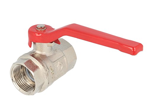 tecuro Messing Kugelhahn Größe 1 1/4″ (5/4″) – DN 32 – beidseitig Innengewinde - 3