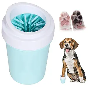 bealy Dog Paw Cleaner Pet Paw Washer for Dogs Muddy Paws Cleaner Paw Brushes Easy Disassemble and Install Dog Foot Washer