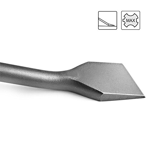 S&R Fliesenmeißel SDS MAX 400x50mm, abgewinkelt für Bohrhämmer ab 5 kg mit SDS-MAX Aufnahme - 2