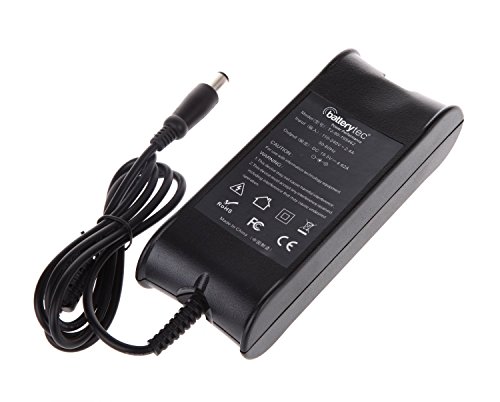 Batterytec 90W 19.5V 4.62A Adaptador de corriente para Dell Studio 1737,Vostro: 1000 1310 1400 1500 1510 1700 1710,Dell XPS M1210 M1330 M140 PA-3E PA3E PA-3E,Con el cable de alimentación estándar europeo. [19.5V 4.62A 7.4mm * 5.0mm 12 meses de garantía]